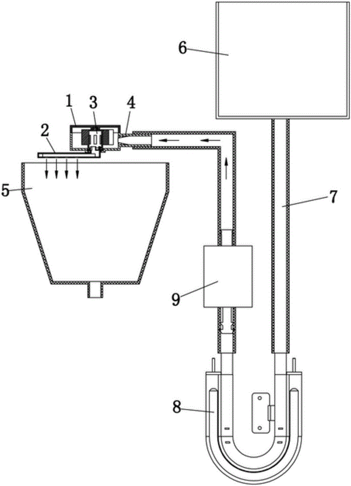 Rotary type sprinkler and coffee machine using same