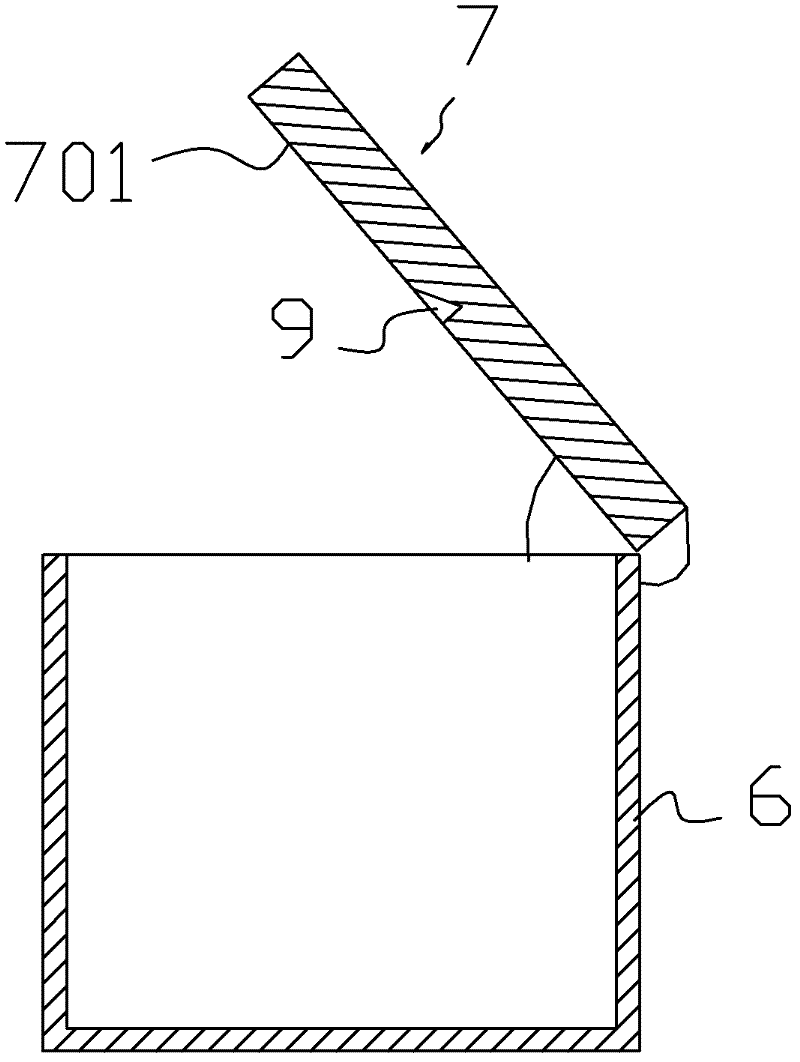 Automatic control LED illumination lamp and horizontal device using same