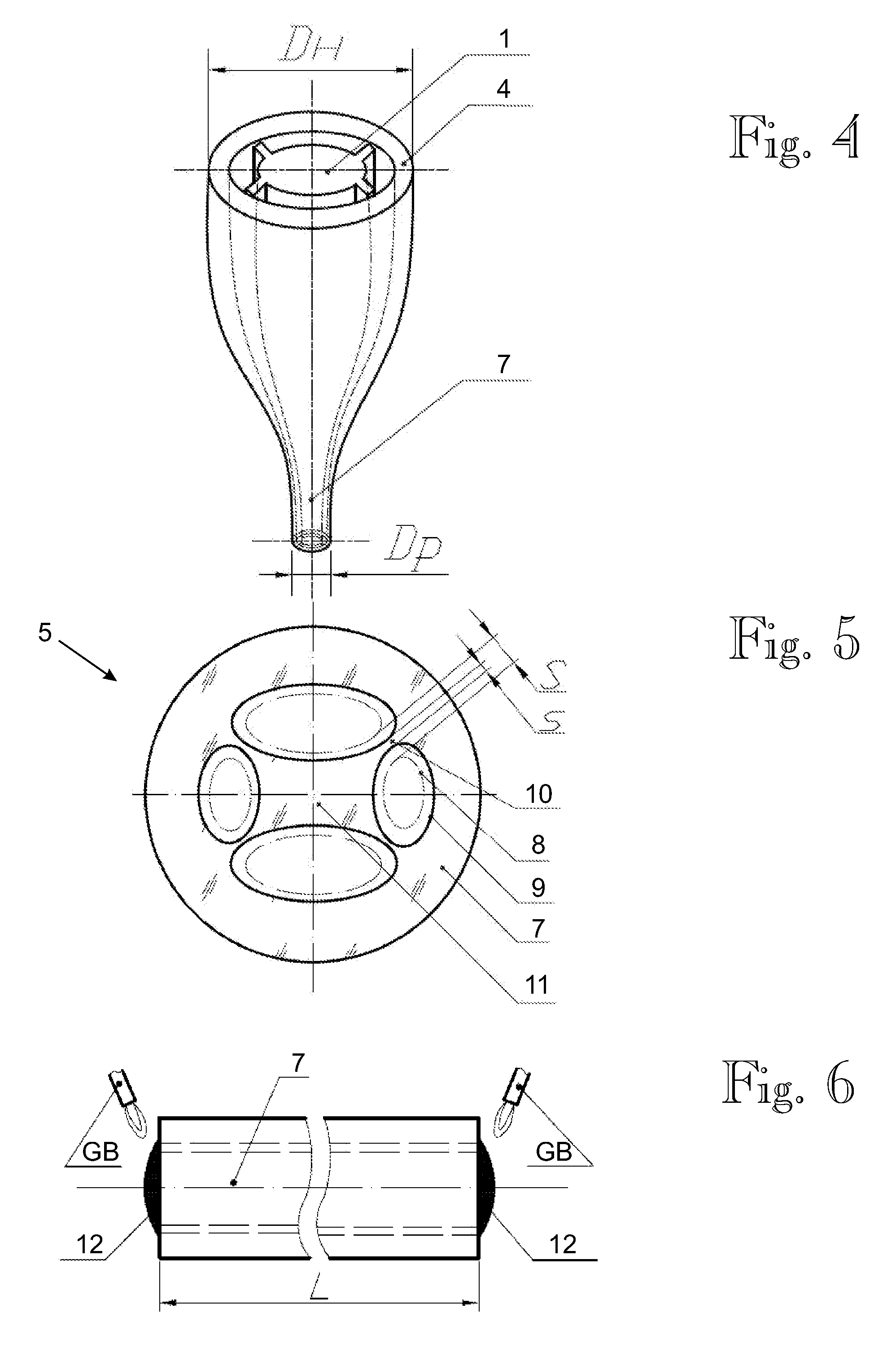 Method for manufacturing a birefringent microstructured optical fiber