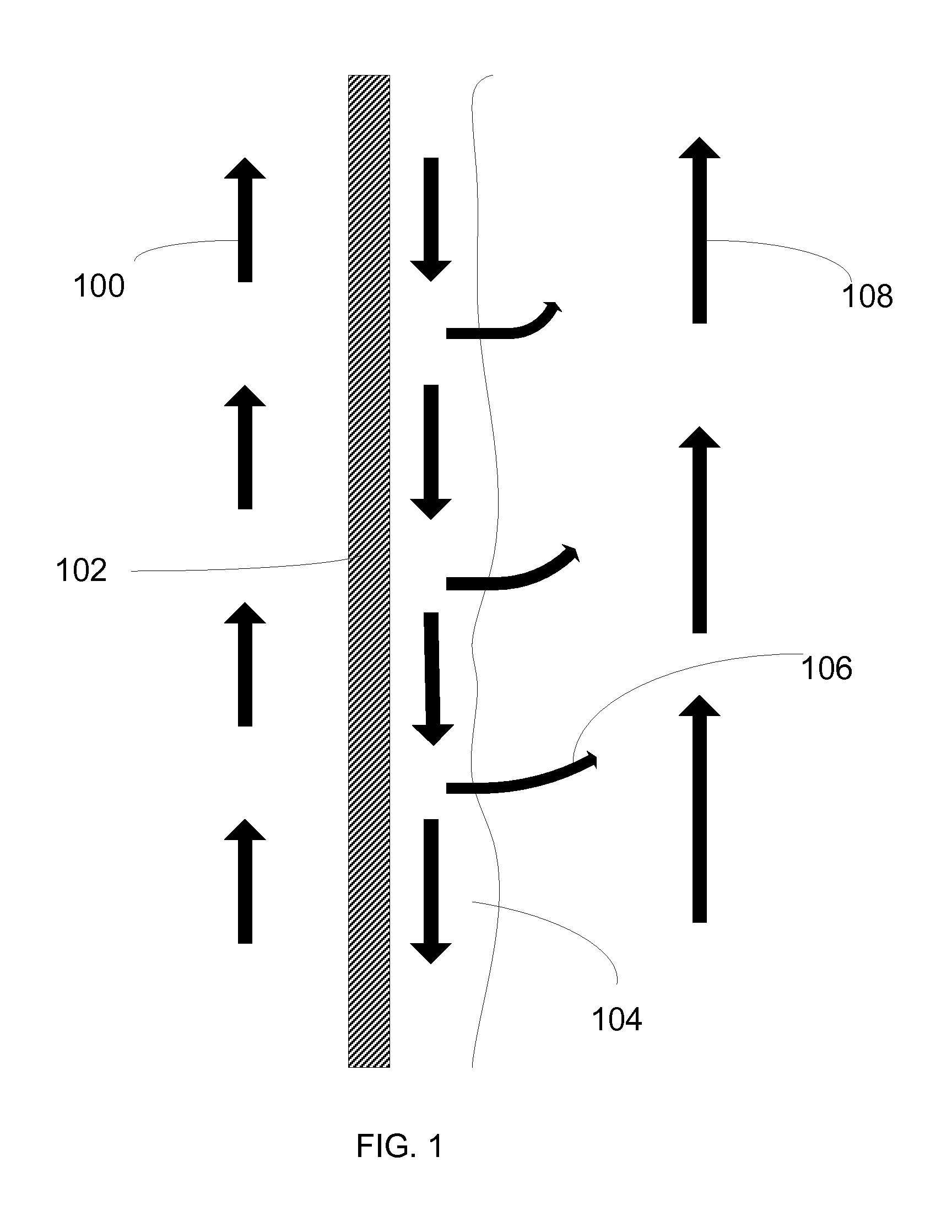 Vapor-liquid heat and/or mass exchange device