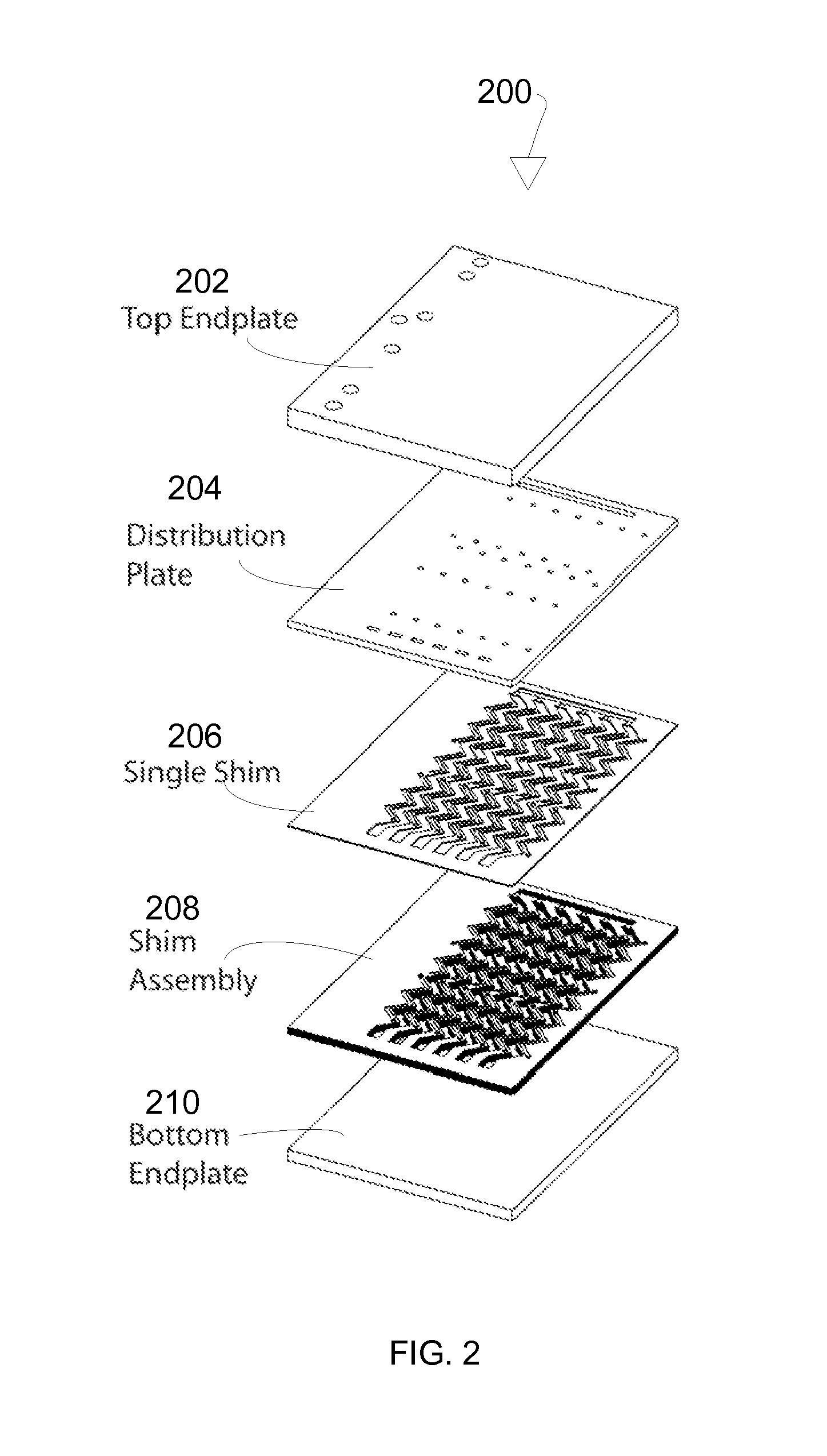 Vapor-liquid heat and/or mass exchange device