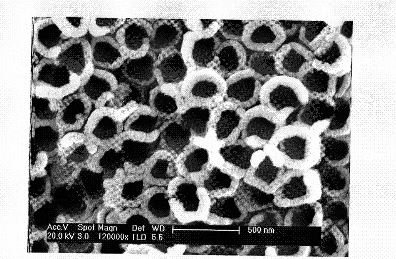 Antimicrobial artificial tooth root based on nanometer tube arrays and preparation method thereof