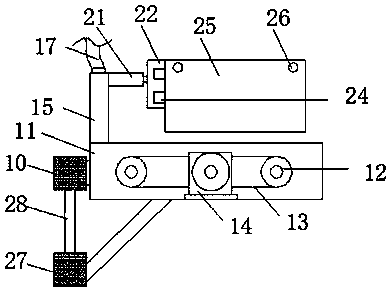 Movable unloading rack for electric power materials