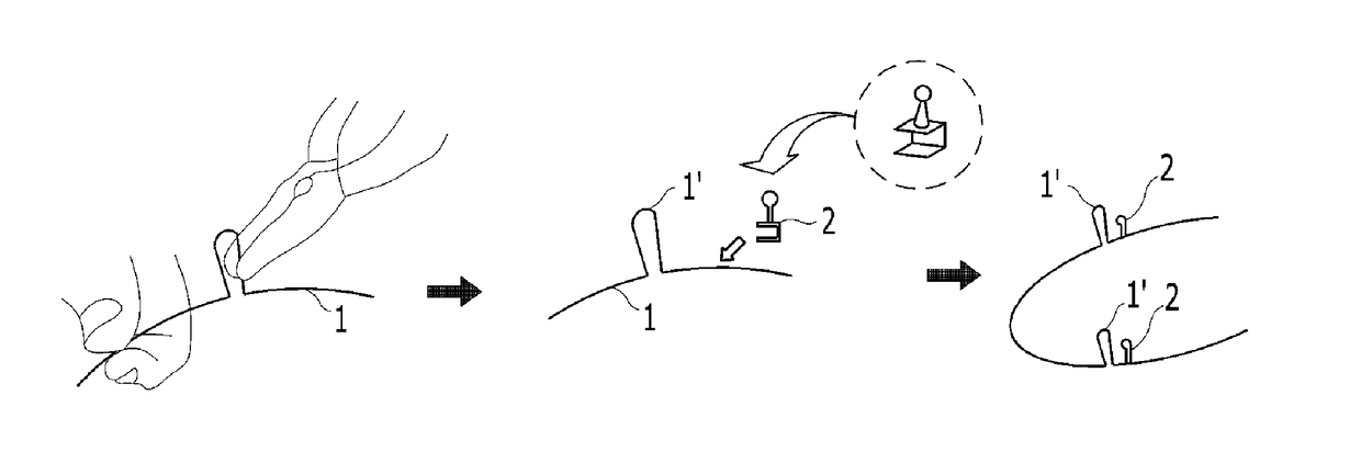 Variable cross-sectioned orthodontic archwire equipped with integrated hook