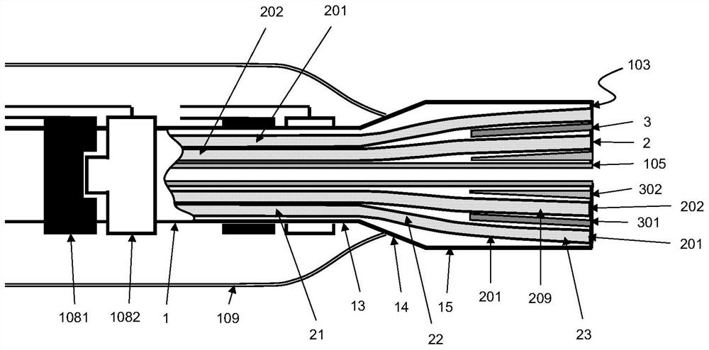 Catheter integrating laser ablation and vascular shock wave plasty