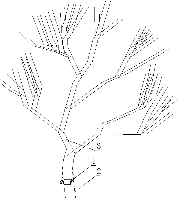 Method for retaining flowers and fruits in fruit trees