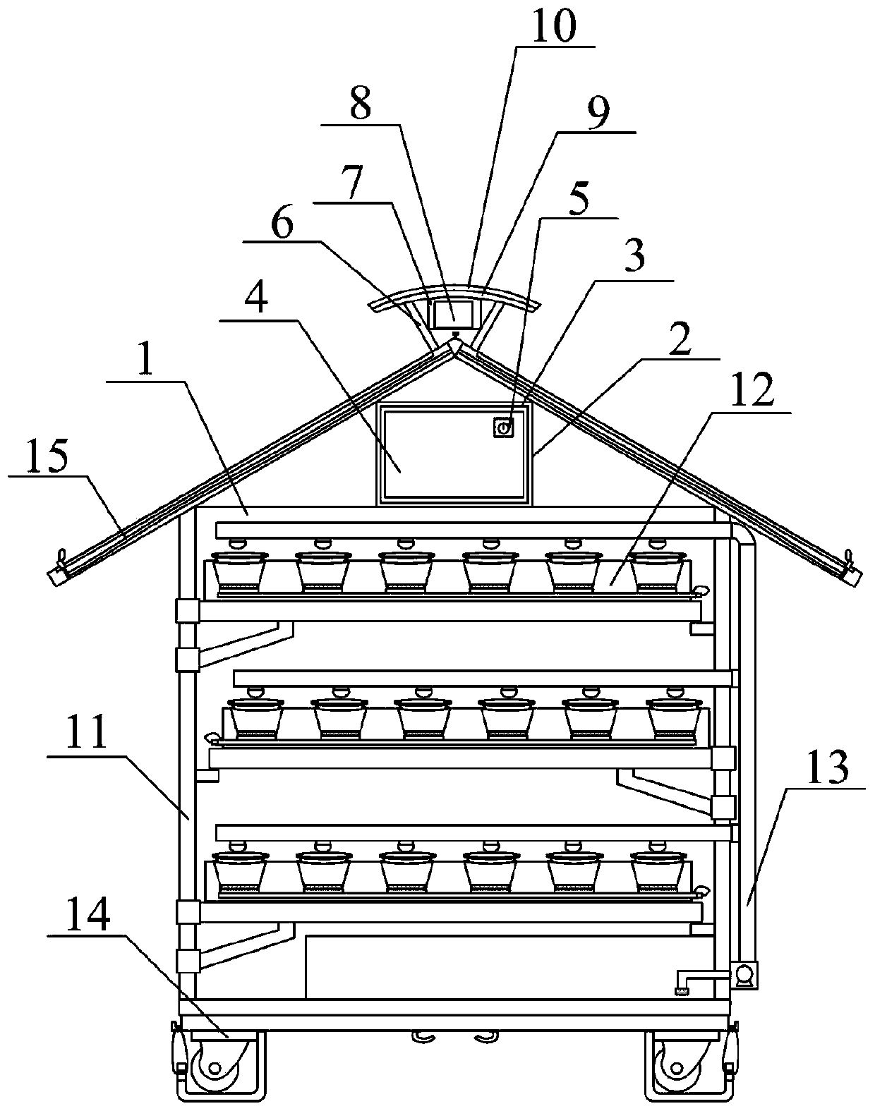 A mobile multifunctional cereal crop cultivation irrigation device