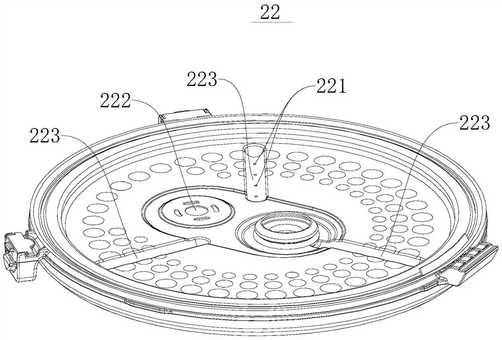 Cover assembly for cooking appliance, cooking appliance and control method, and electric cooker