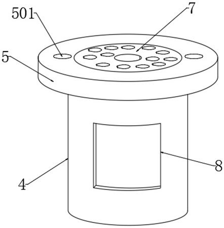 Municipal energy-saving dredging type drainage structure and drainage method thereof