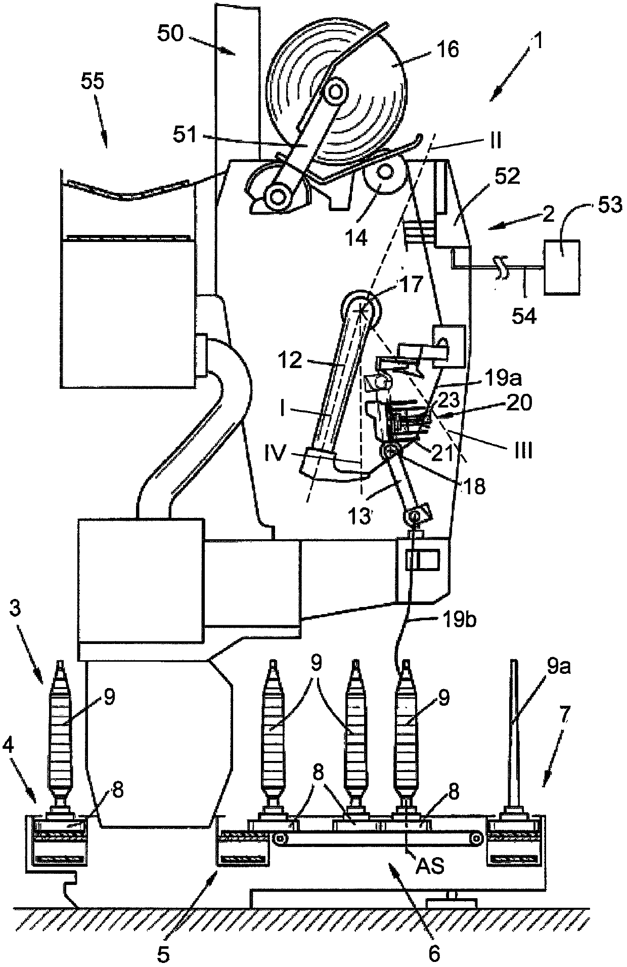 Method for correcting yarn movement at a textile machine station for the manufacture of cross-wound bobbins