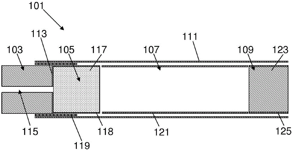 Method for applying heat conducting patches to a material web