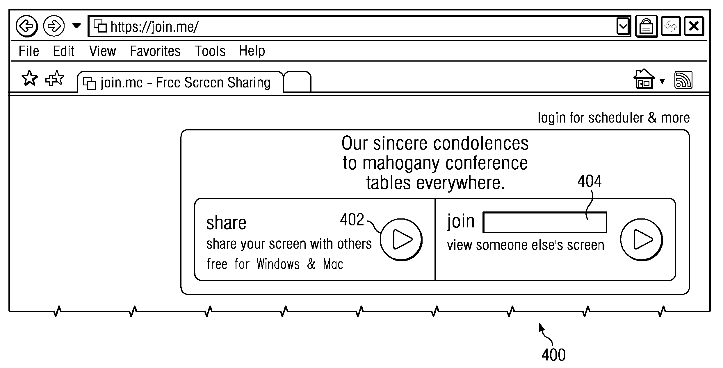 Network-based quick connect meeting service