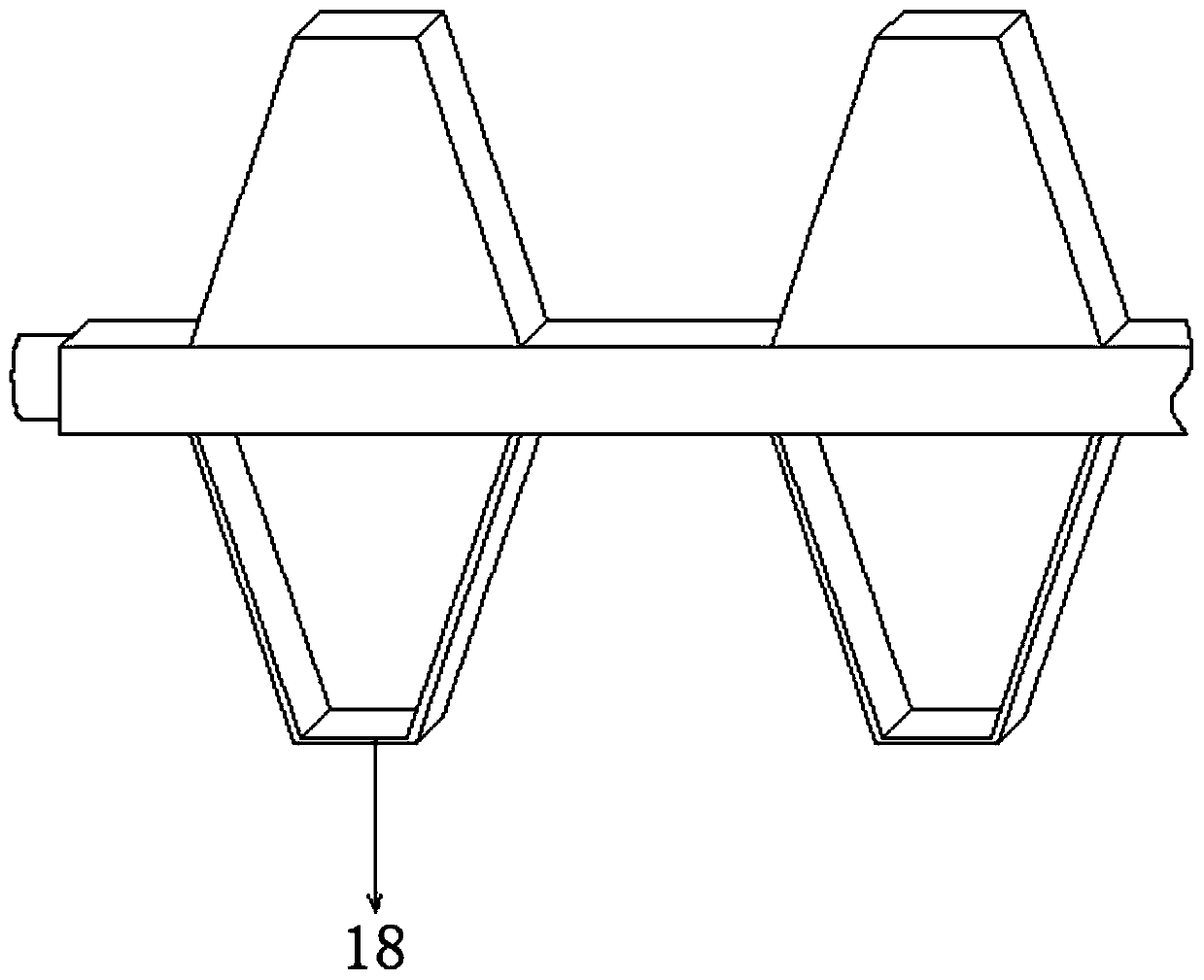 Food and drug inspection dissolving device