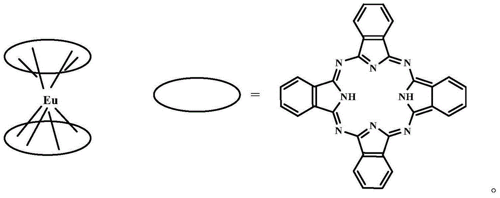 Application of double-layer sandwich-type eu metal phthalocyanine complexes in microcontact printing