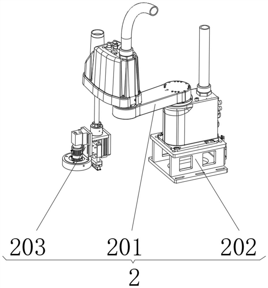 Manipulator assembling equipment for automatically assembling materials