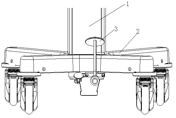 Invisible pedal mechanism