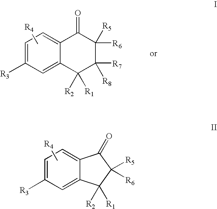 5-Aryl-indan-1-one and analogs useful as progesterone receptor modulators