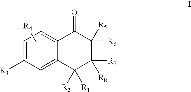 5-Aryl-indan-1-one and analogs useful as progesterone receptor modulators