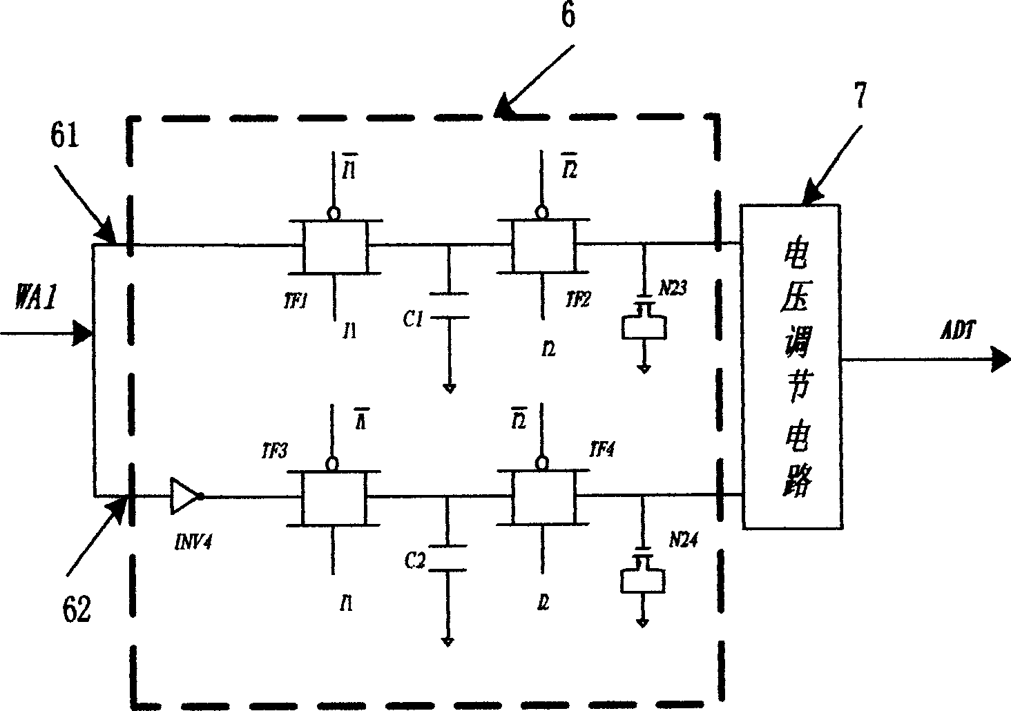 CMOS comparator