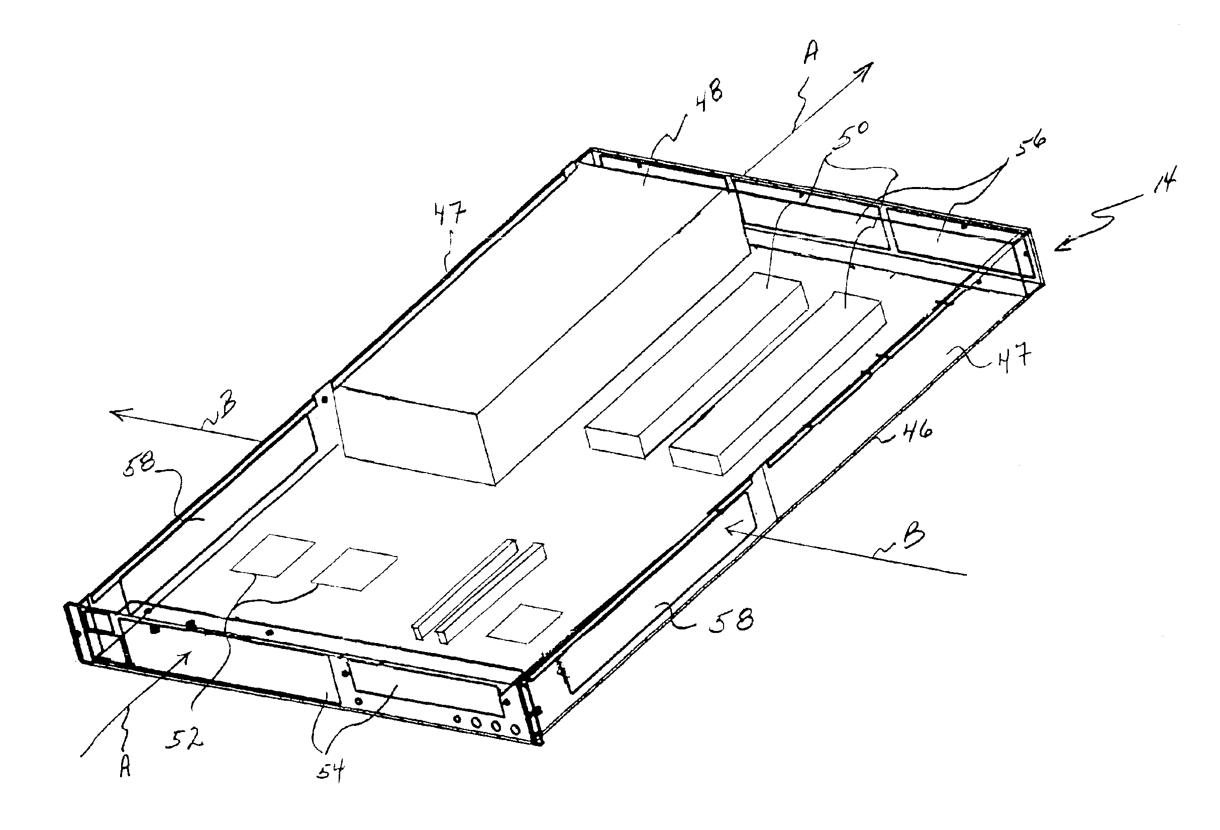 Method and apparatus for cooling a modular computer system with dual path airflow