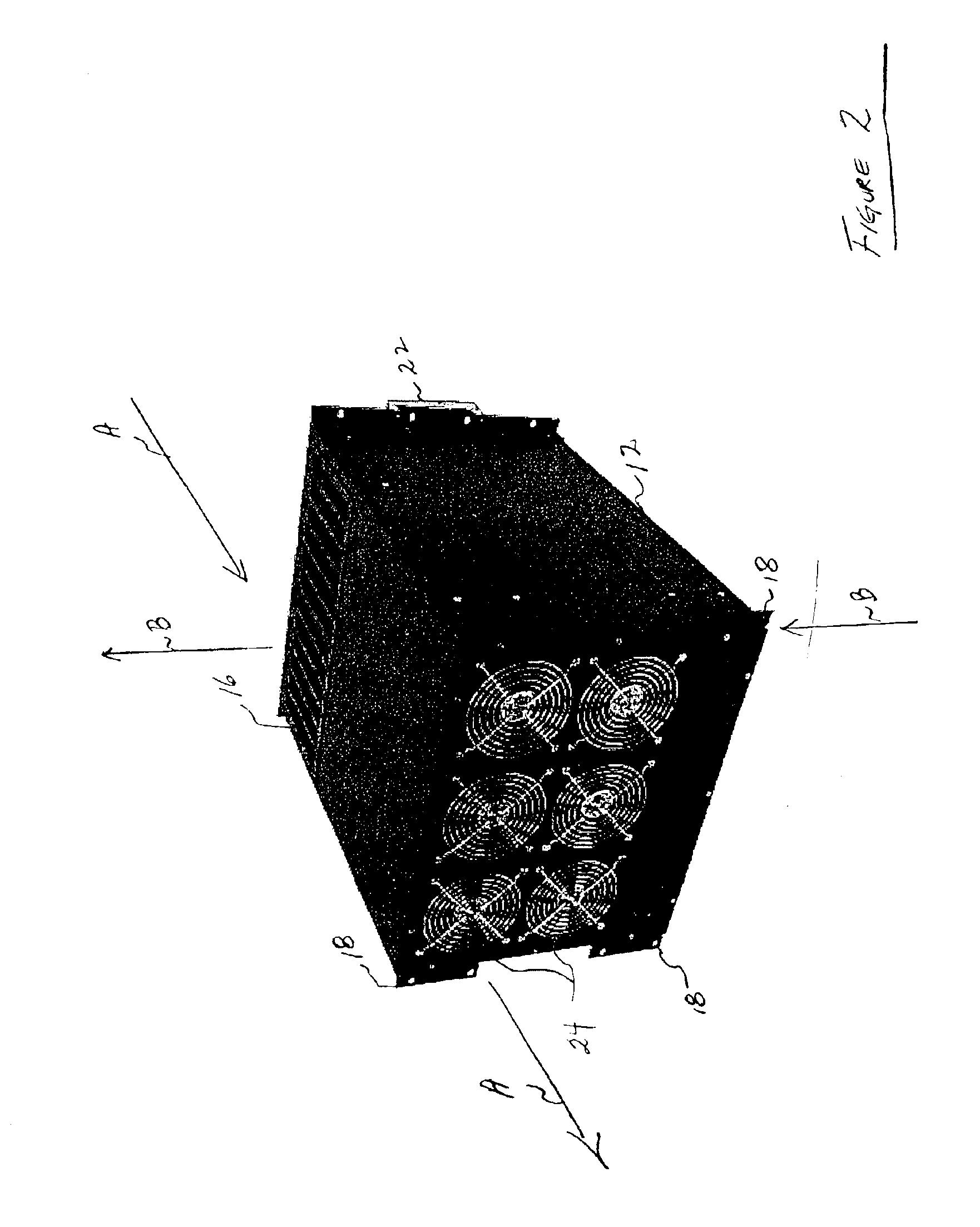 Method and apparatus for cooling a modular computer system with dual path airflow