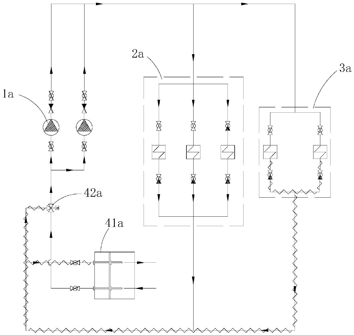 The cooling system of offshore equipment and the ships and offshore platforms using the cooling system