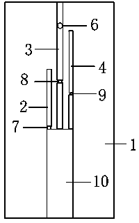 Frequency-reconfigurable triple-band antenna and method