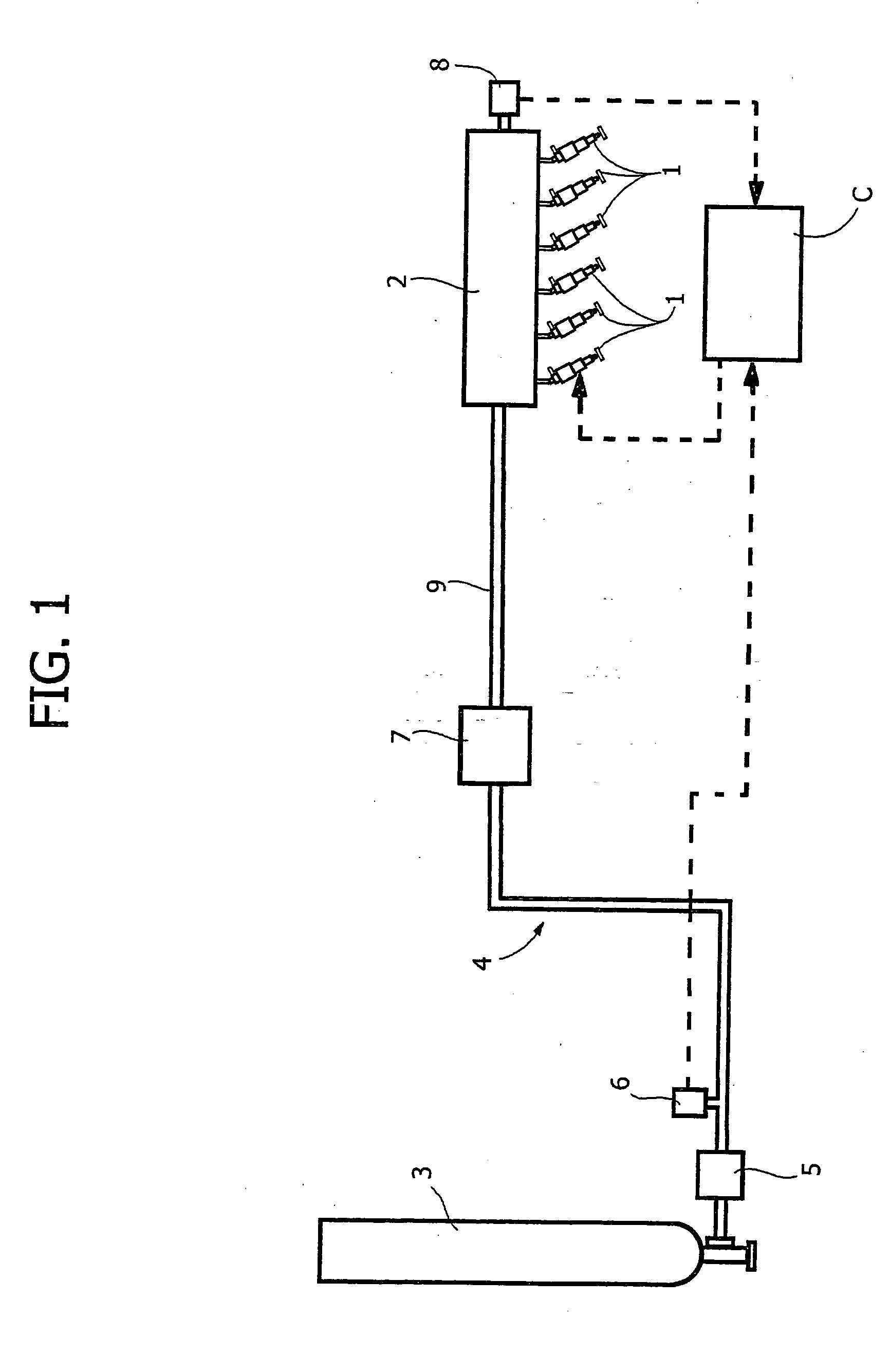 Gas feeding system for an internal combustion engine, having an improved pressure reducing valve