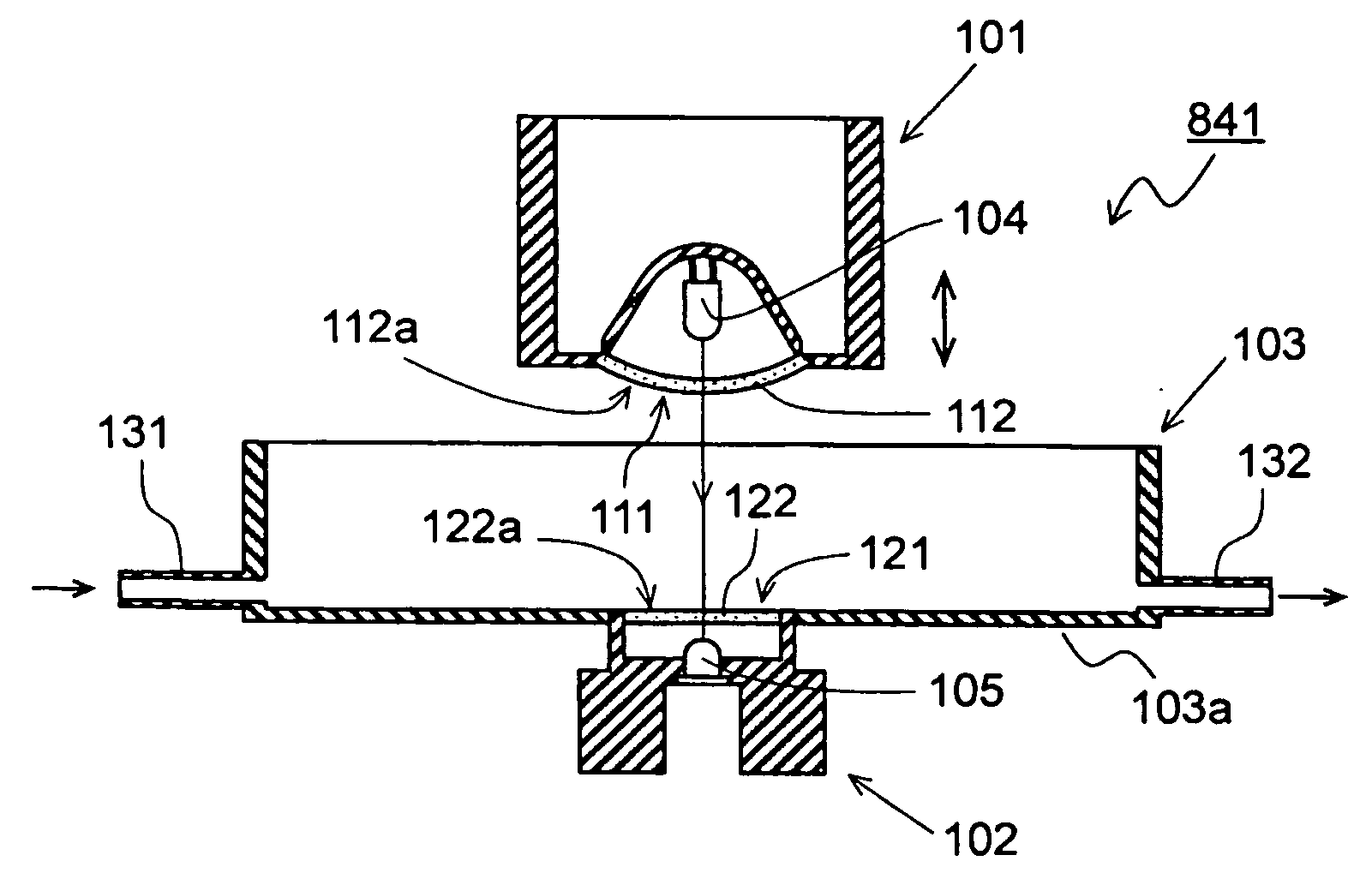 Device for measuring concentration of toner in liquid developer, image forming apparatus provided therewith, and method for measuring toner concentration