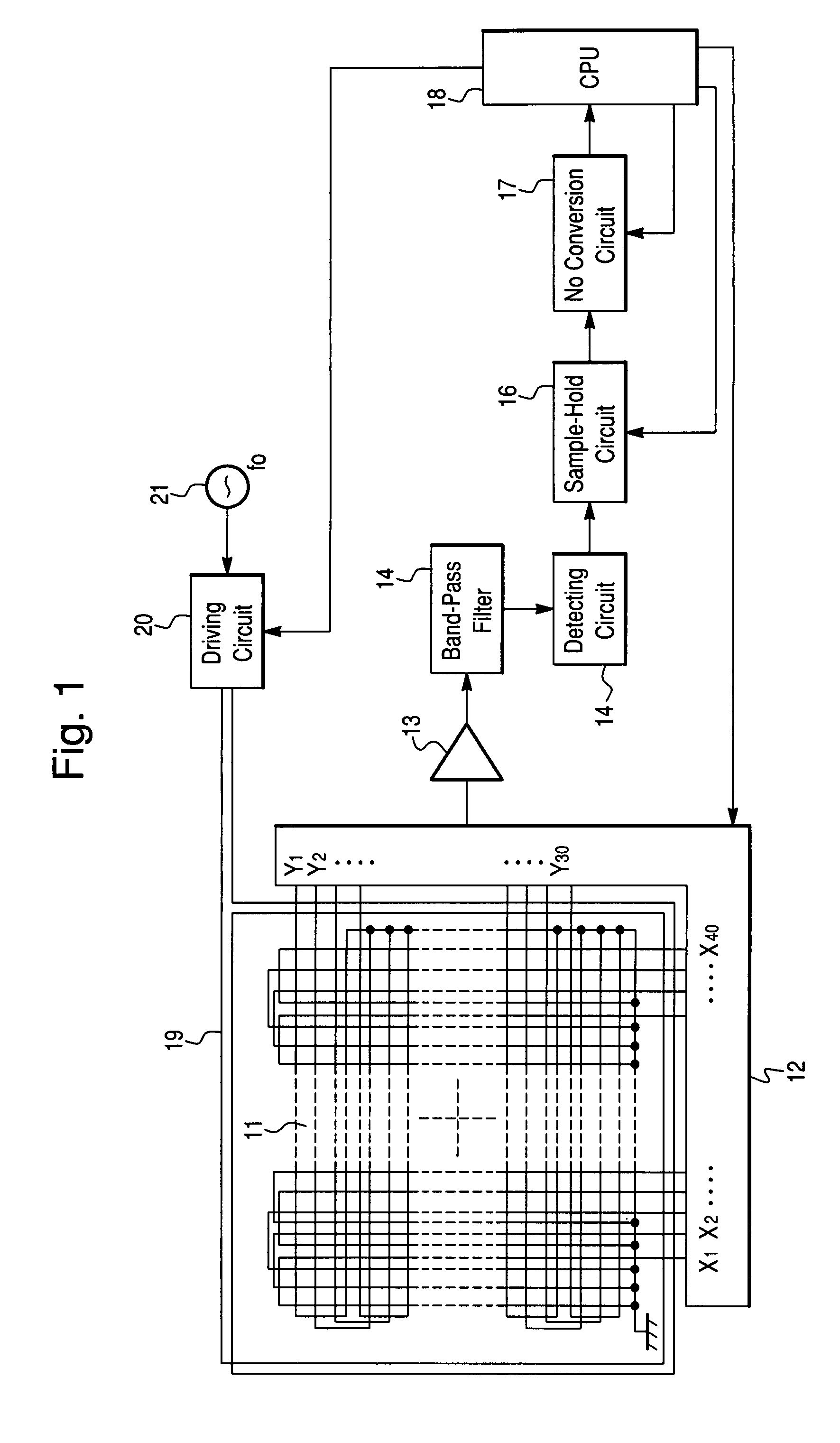 Position detecting device and computer including the same