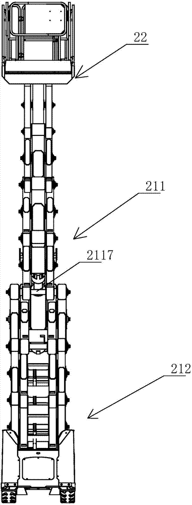 High-stability aerial work platform driving chassis