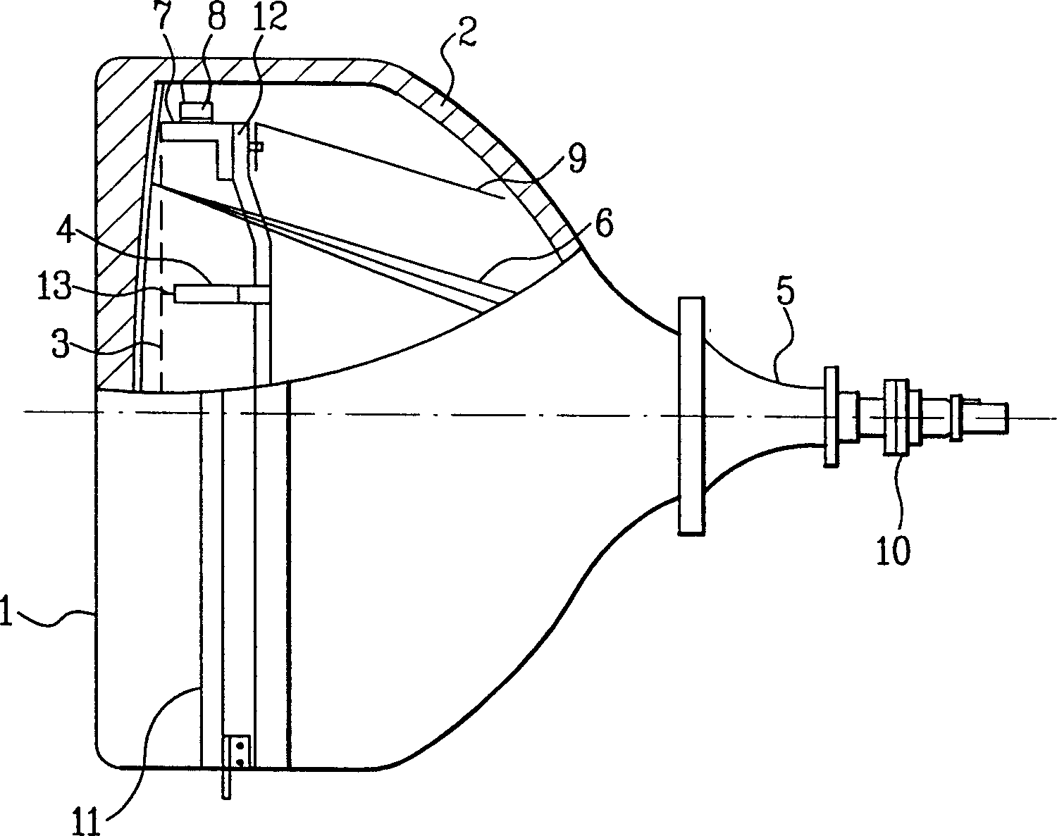 Dynamic shock-absorber in CRT