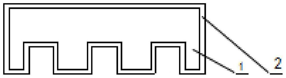 Iron core and linear motor