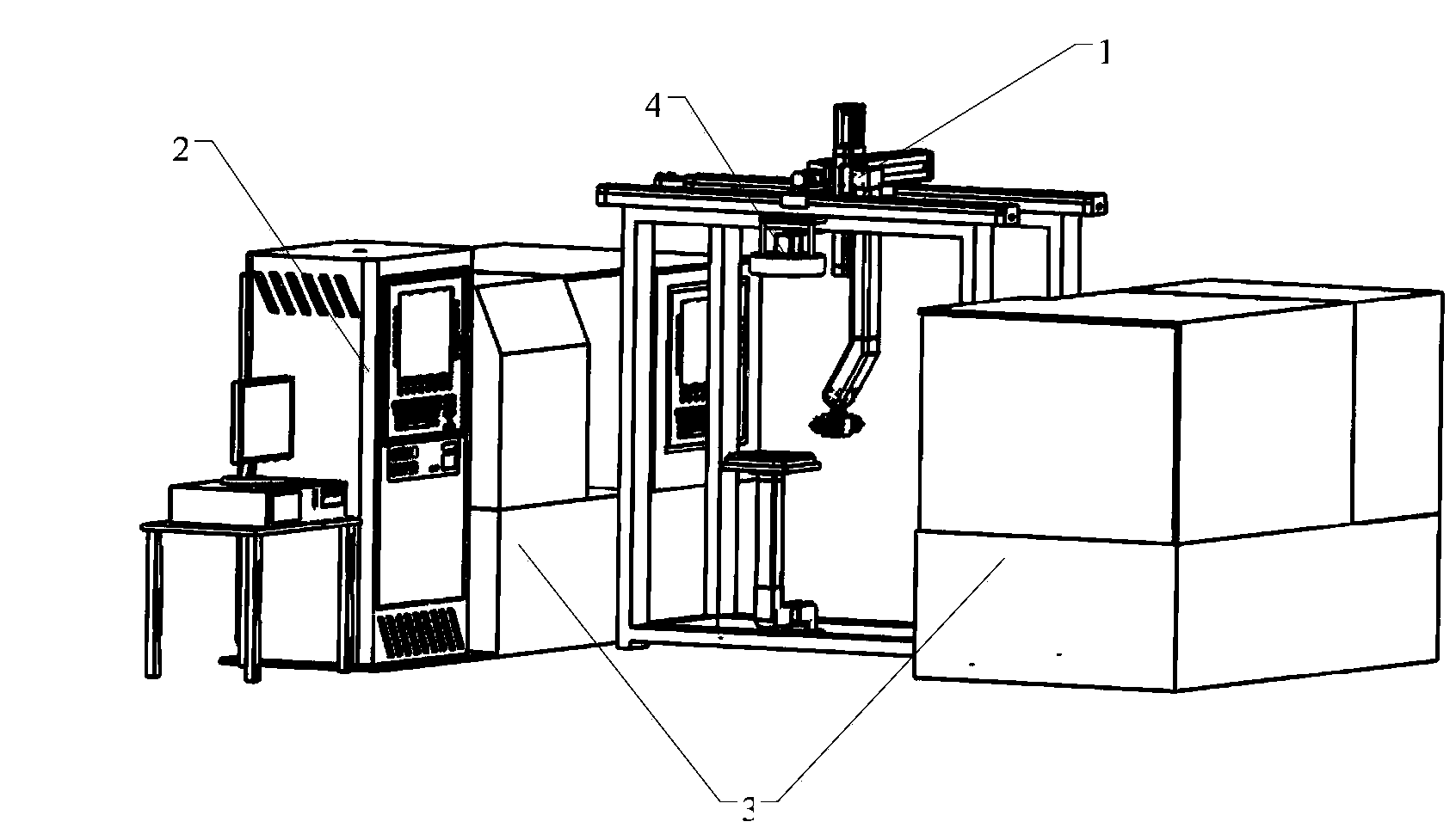 Robot system with visual servo and detection functions