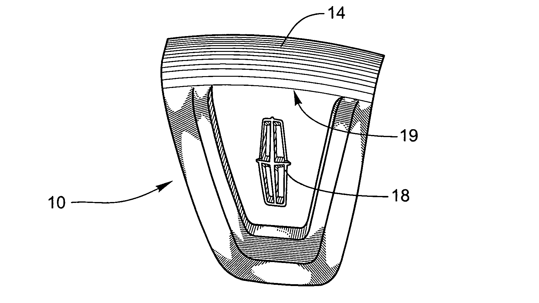 Method for illuminating colors in a backlit driver airbag emblem