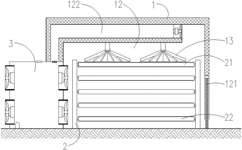 Automatic and continuous drying machine