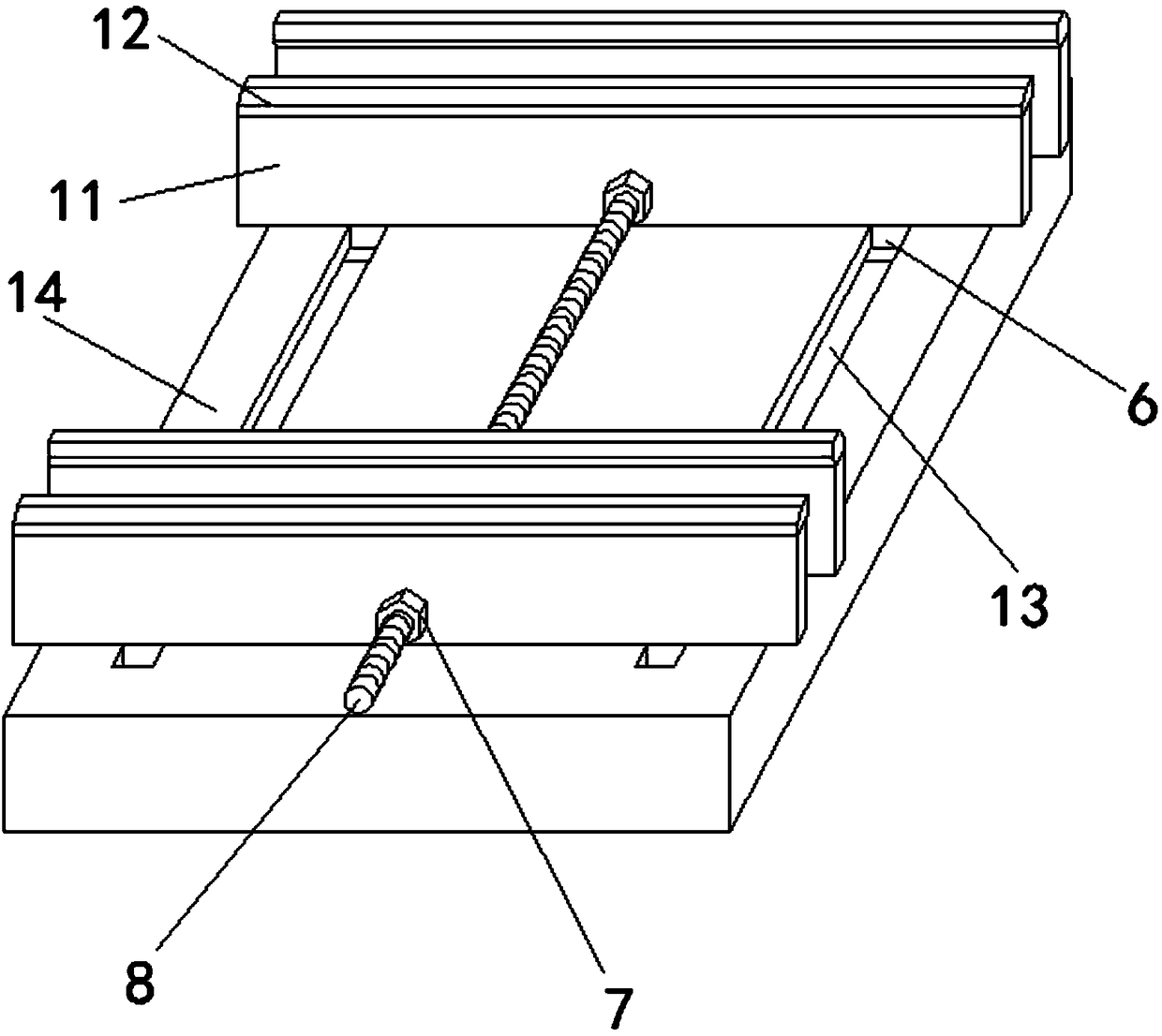 Novel die cutting machine fixture