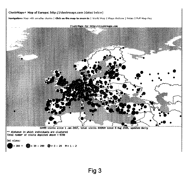 System for analyzing and visualizing access statistics for a web site