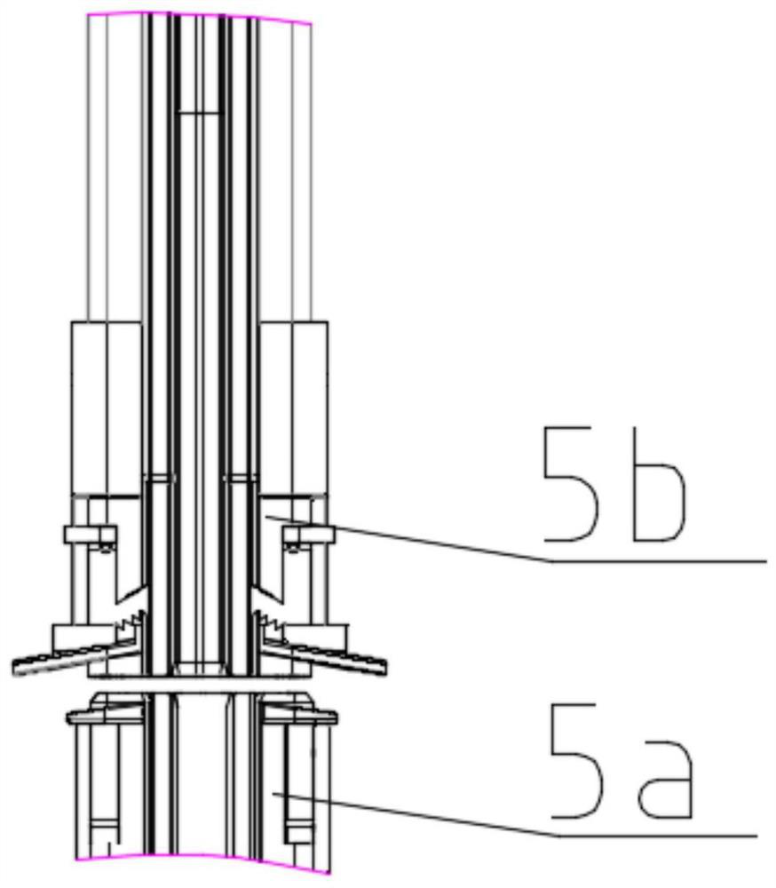 A trolley line that can provide power supply for rotary rail change