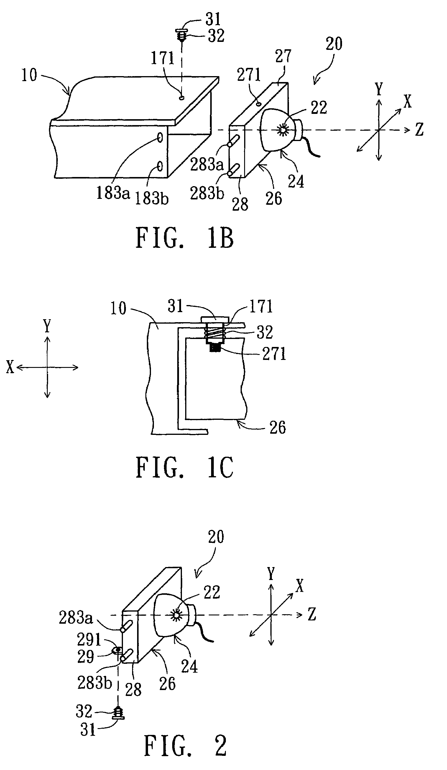 Adjustable lamp module and image projector applied with the lamp module