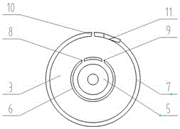 An optical fiber drawing whip control device