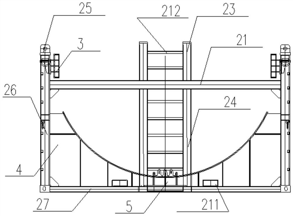 Wind power blade support