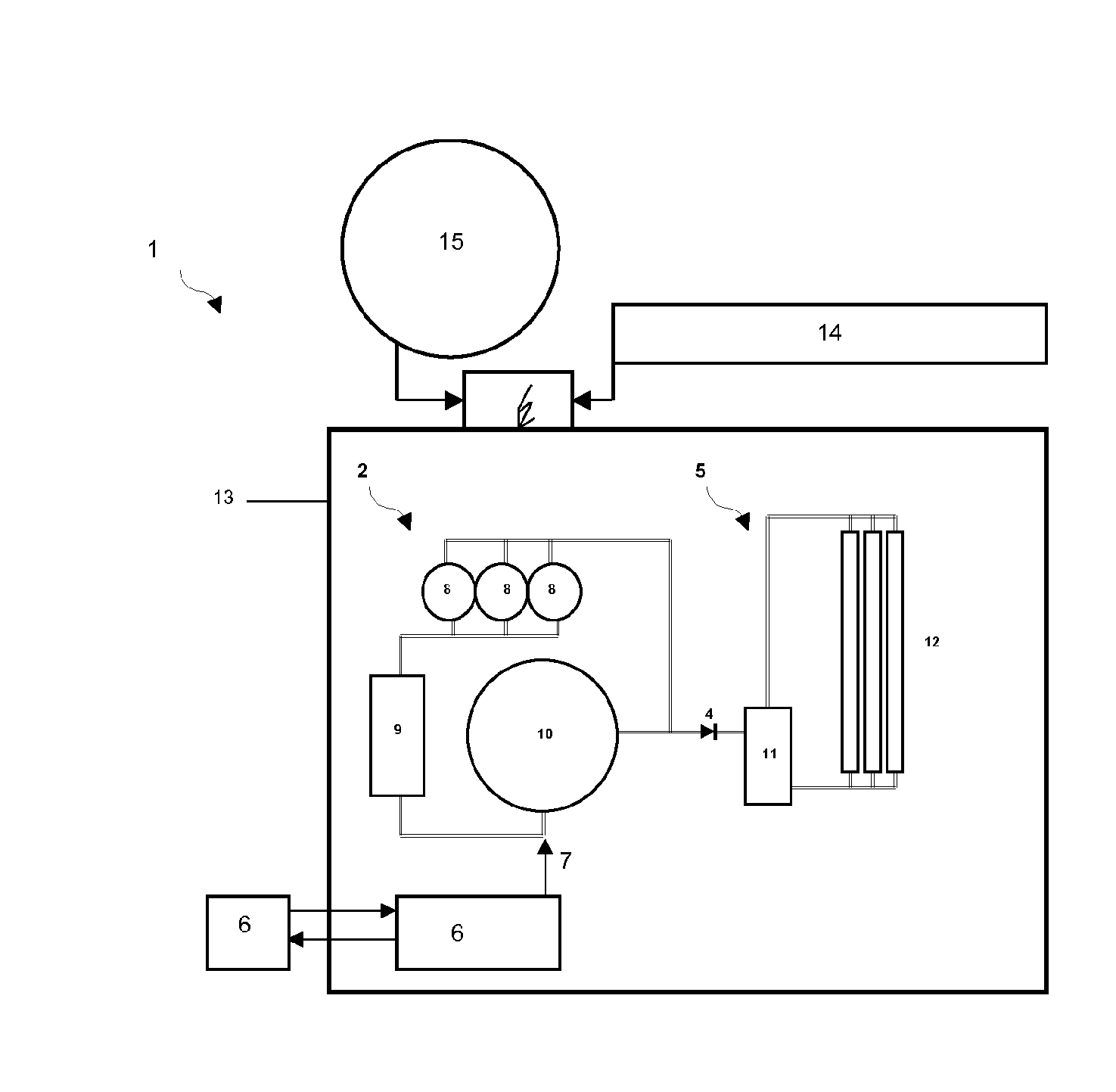 Aquaponic system for vegetable and fish production