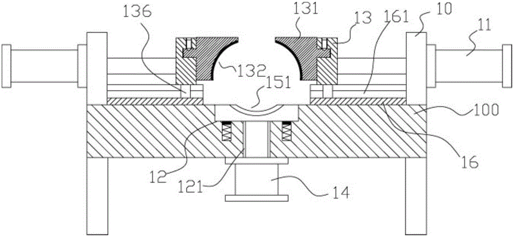 Three-point positioning mechanism for plastic cylinder