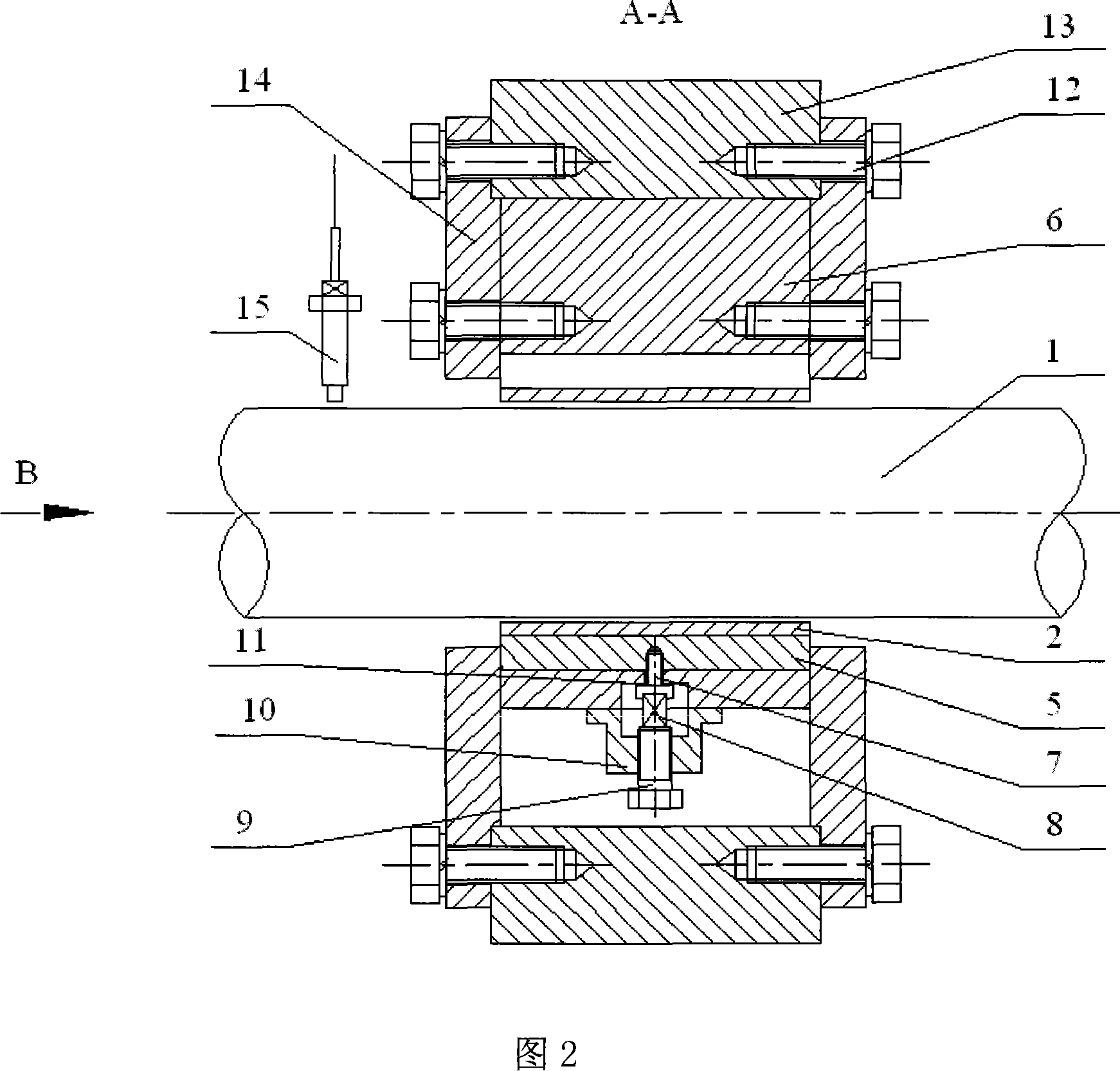 Dynamical pressure gas elasticity foil tablet bearing with stability self-adaptive control function