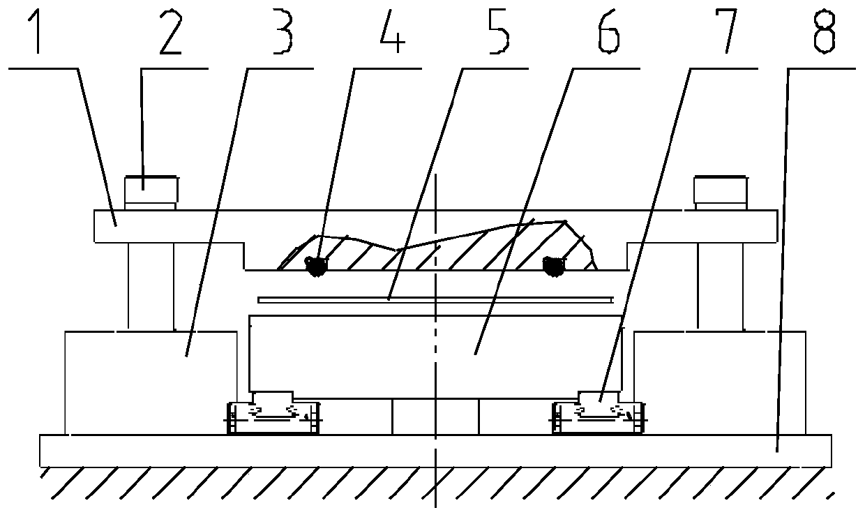 Automatic sample clamping structure and gas permeation testing system