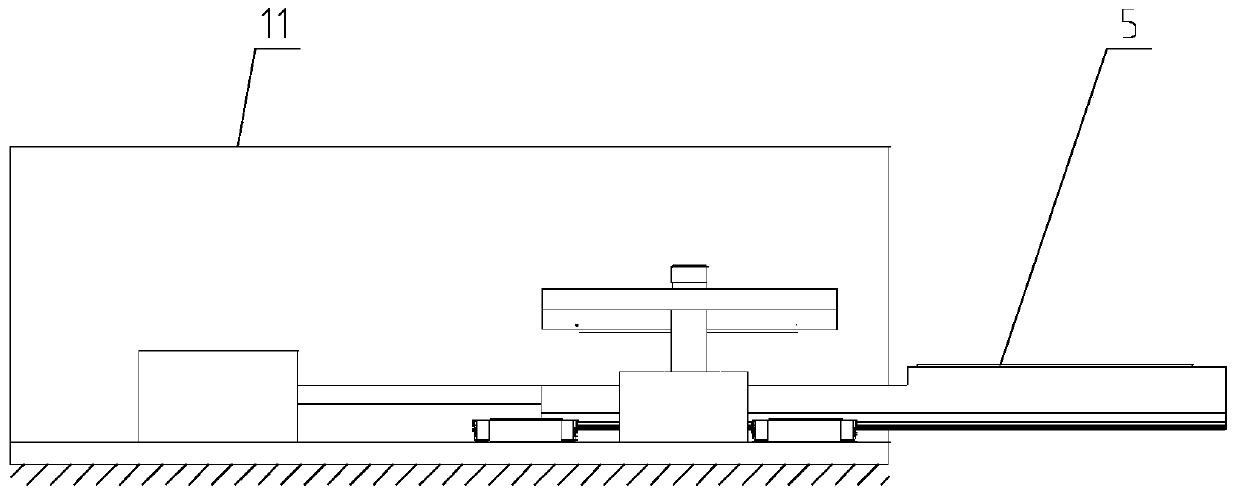 Automatic sample clamping structure and gas permeation testing system