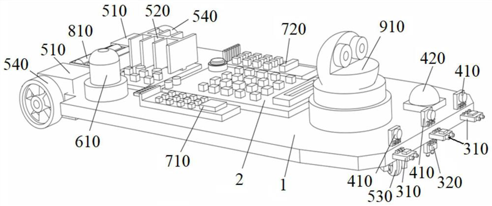 Device for assisting deaf-mute in distinguishing indoor sound