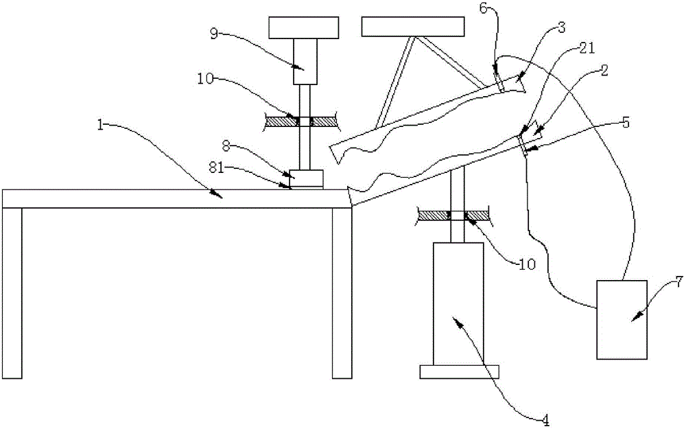 A continuous hot bending furnace