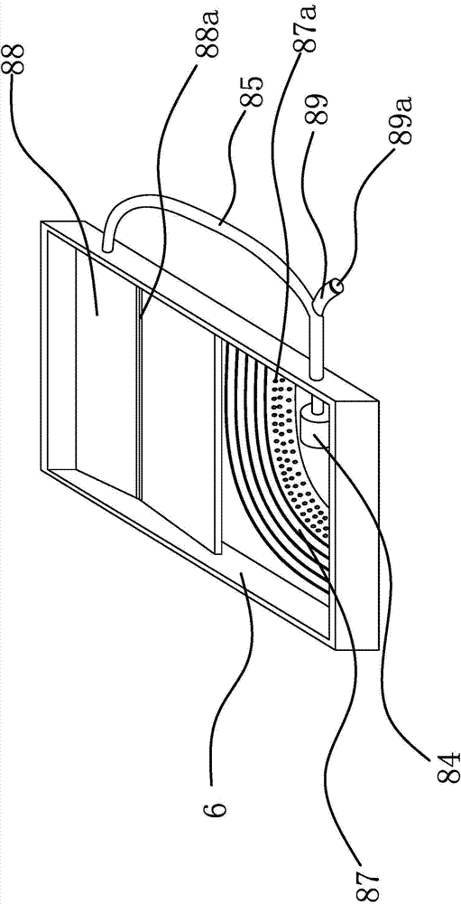 Water squeezing and stretching machine in improved structure